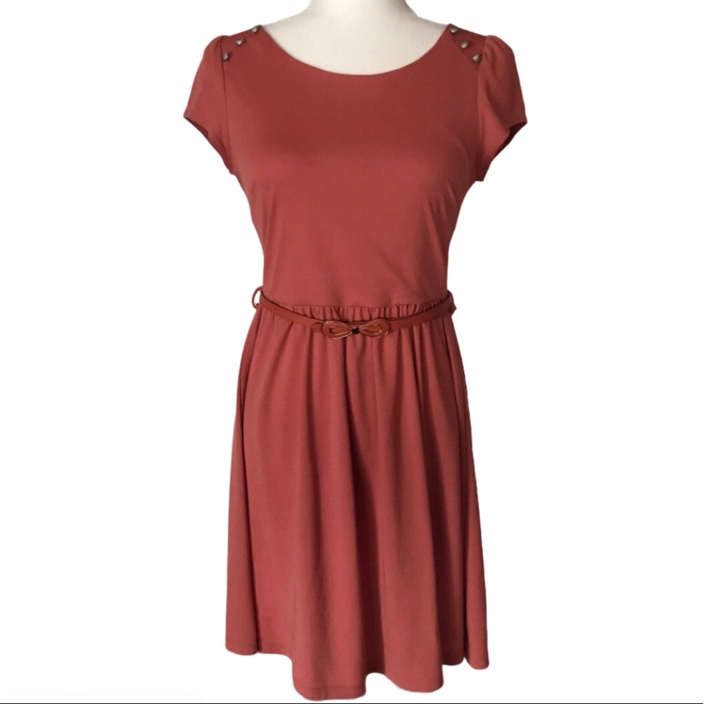Must Have Belted Fit & Flare Dress